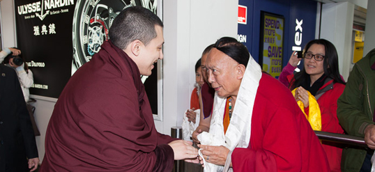 The 17th Karmapa and Pewar Rinpoche