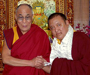 On the 13th of August, 2010, Shamar Rinpoche met His Holiness the Dalai Lama for a detailed exchange of views regarding the ongoing Karmapa controversy and its possible solution.