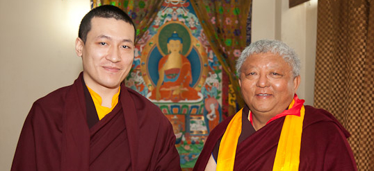 The 17th Karmapa and Lama Jigme Rinpoche