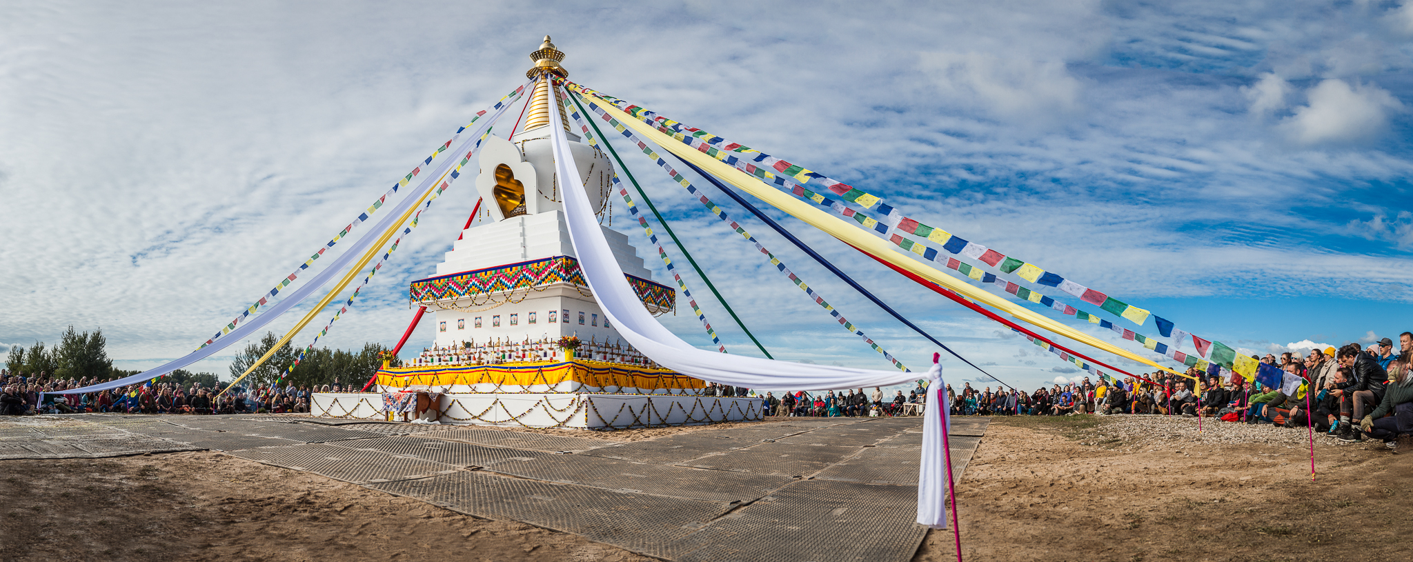 Nedo Kuchung Rinpoche inaugurates the first Diamond Way Buddhism Stupa in Lithuania