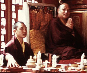 His Holiness the 16th Karmapa and the 14th Künzig Shamar Rinpoche