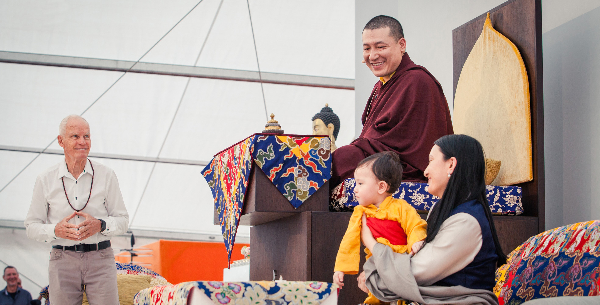 Karmapa visits our Europe Center in summer 2023