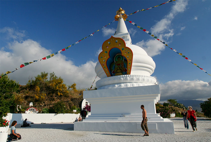 Stupas are symbols of enlightenment in Buddhism